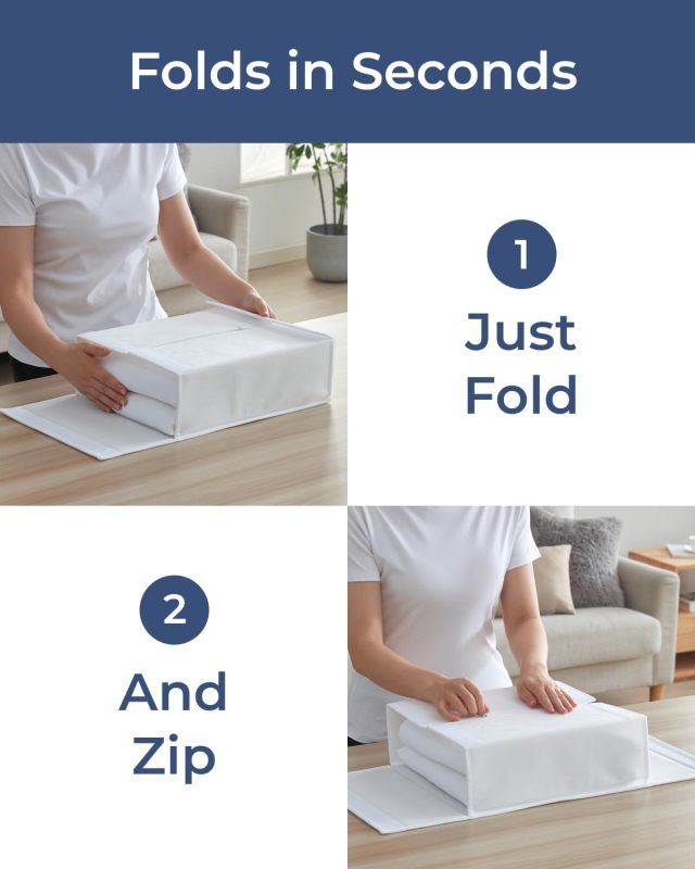 2 Pack Foldable Sheet Organizers