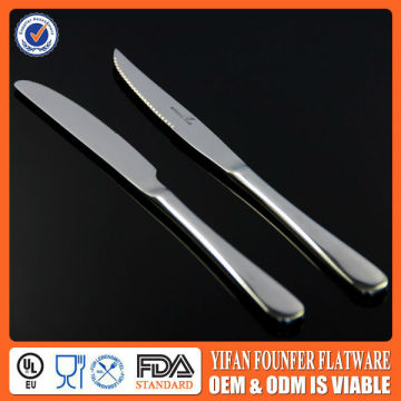 Stainless steel steak knife set