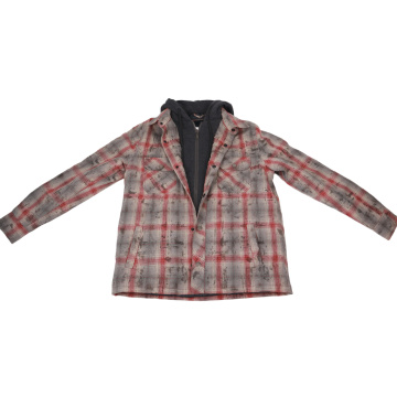 Men's Coat Plaid Jacket Shirt