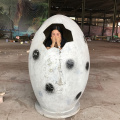 Custom T-Rex Hatching Egg Prop for Park