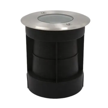 Outdoor LED Recessed Uplight: D120mm GU10 MR16 IP67 Inground Step Light