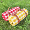 Yarn-dyed plaid thickened waterproof picnic mat