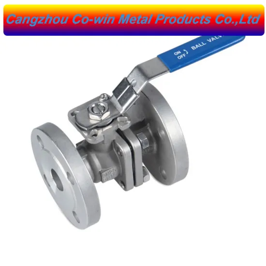 Silicon Sol Casting 2PC Flanged Ball Valves