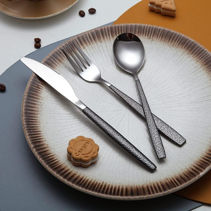 Stainless Steel Knives Spoons Forks Flatware Set Utensils Set Cutlery Set Service For 4