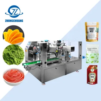 8-Station Horizontal Filling Packing Machine for Beans and Dry Foods