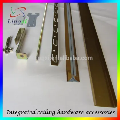 clip-in Edge Ceiling Tile aluminum ceiling/Integrated ceiling hardware accessories (8-items)