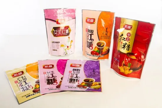 dried fruit and cashew nut food plastic packaging zipper bag with front clear window