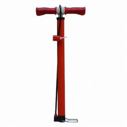 Floor Bike Pump CP Steel Outer Pipe