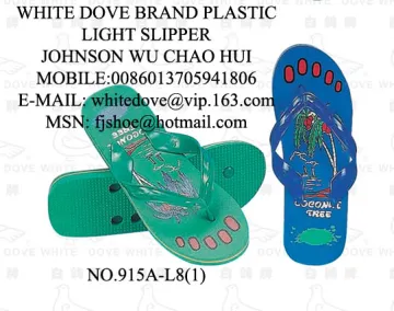 white dove 915A plastic slipper