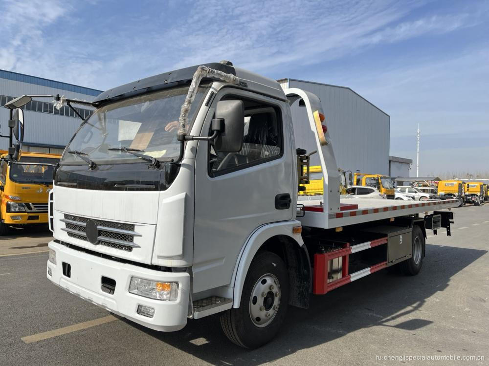 Dongfeng 4*2 Flatbed Whercker Tow -Trucks для продажи