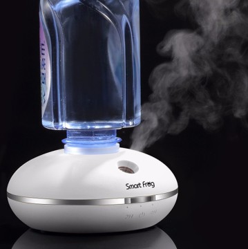 Cool Mist Personal Mini Humidifier USB or Battery Operated Portable Travel Humidifier for use with Water Bottles