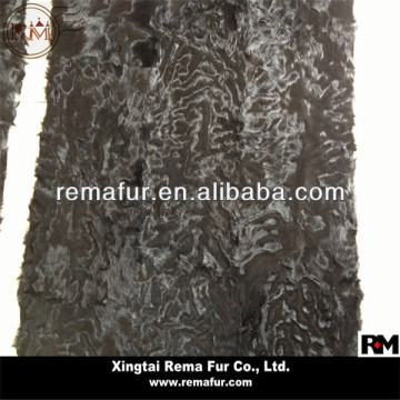 Good Quality Curly Lamb Fur Skin Plate