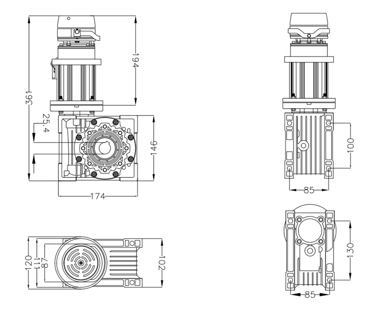 Variable-frequency Servo Motor