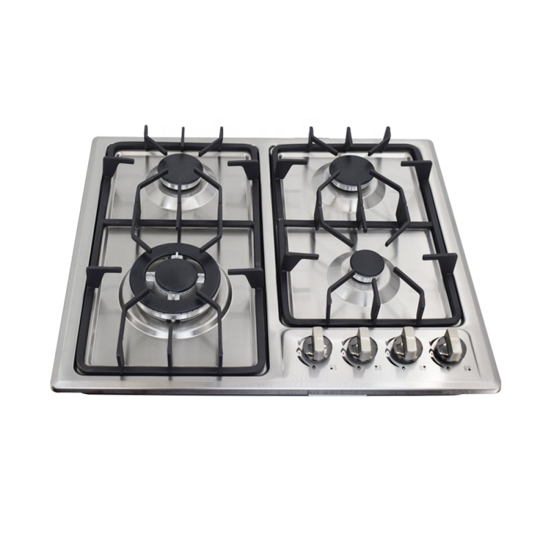 900mm lpg Portable Gas Stove Easy Cleaning Cast Iron Gas Hob Built-in 5 Burner Gas Cooker