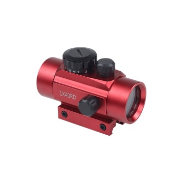 LUGER 1X40RD Red Dot Sight with Red/Green Dot and 20mm/11mm Mount