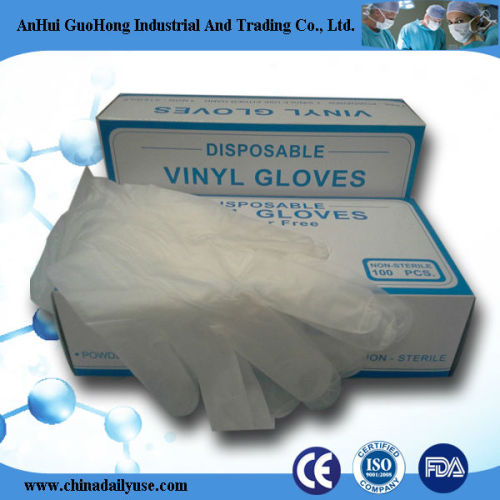 Vinyl disposable gloves,food grade