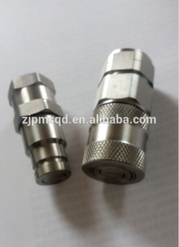 flat face hydraulic quick coupling stainless steel