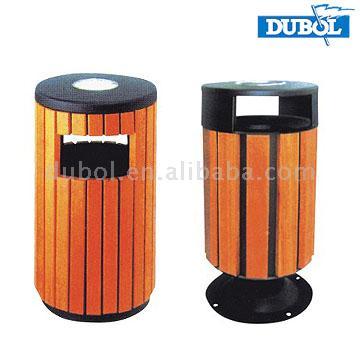 Wooden Dustbin
