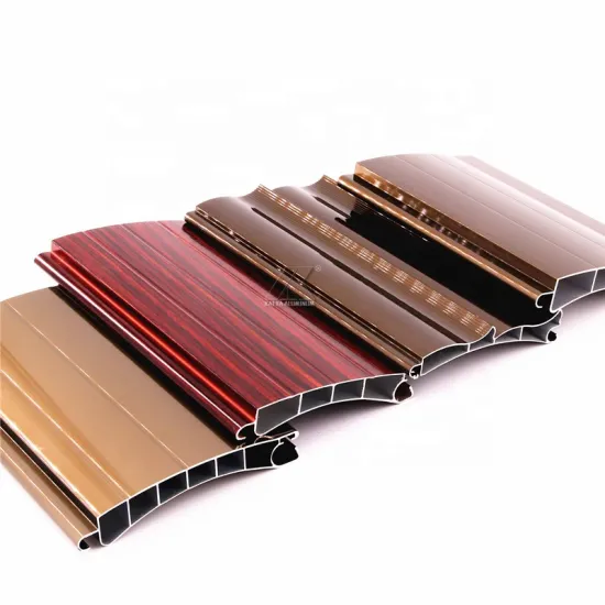 Hot Selling Customized Aluminum Roller Shutter Profiles for Window and Door Extrusions