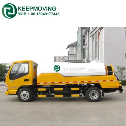 4X2 JAC 3CBM Septic Water Tank Cleaning Truck in Saudi Arabia