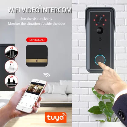 Night Vision Wireless With Camera Villa Intercom Doorbell