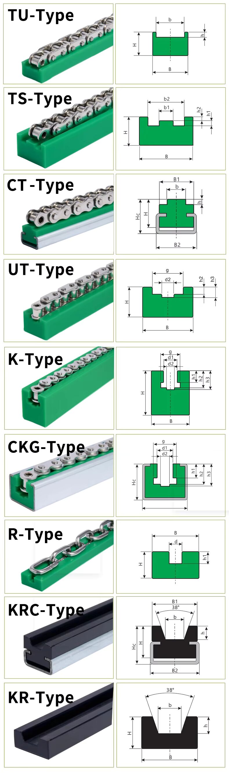 Plastic Guide Rail 06