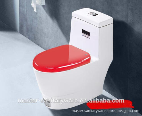 Chinese 2015 hot sale economic pp toilet seat cover red