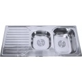 SUS 304 Workstation Sink With Drainboard