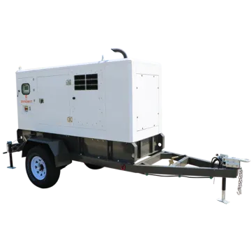 Diesel generator sets with trailer