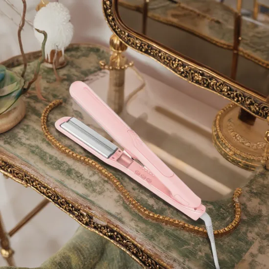 Professional Salon Wet/Dry Hair Straightener with Negative Ions and Custom Logo