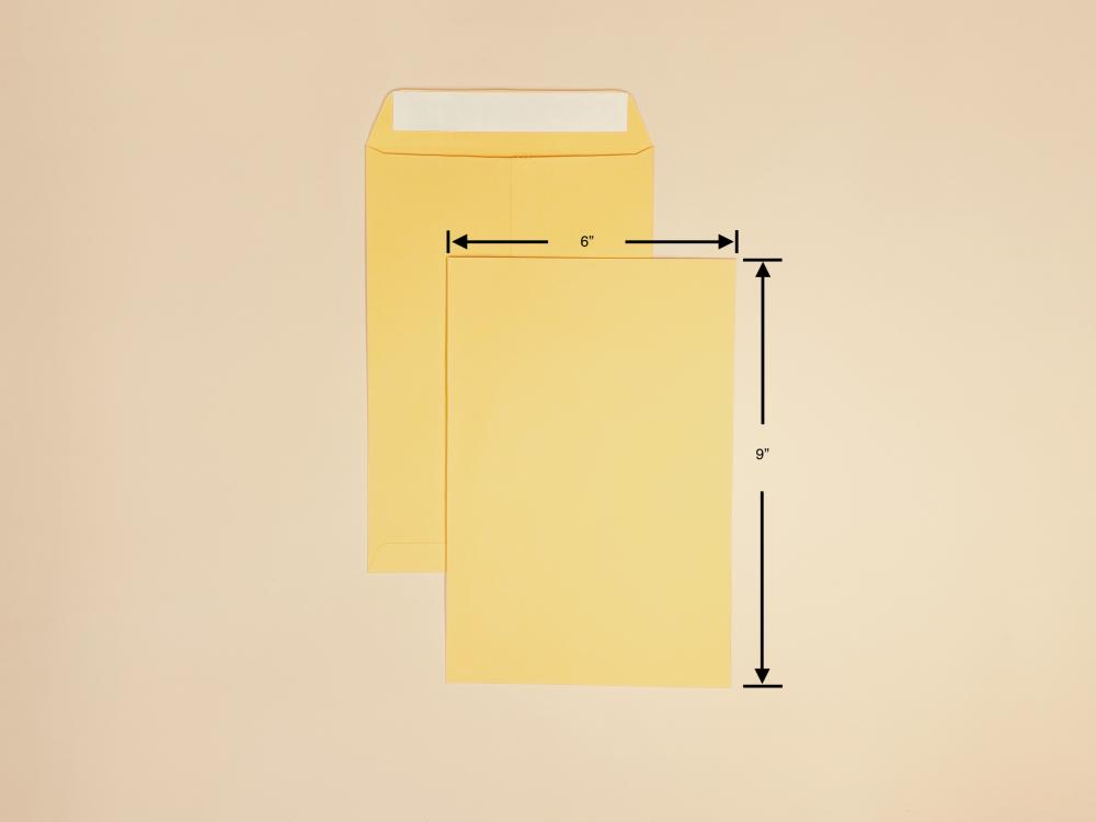 Custom Printed A5 Kraft Paper Envelope Bags, High Quality Custom