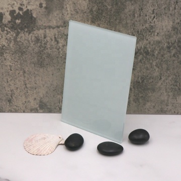 Custom Size White 5mm & 4mm Reflective Glass Bathroom Manufacturing: Tempered & Painted Glass Solutions