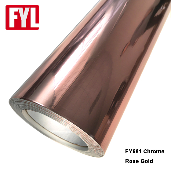 Chrome Rose Gold Film