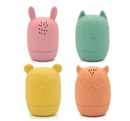 Silicone bath toy animal shape