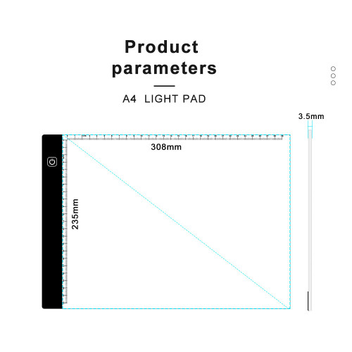 Art Light κουτί LED Lightpad Drawing PAD