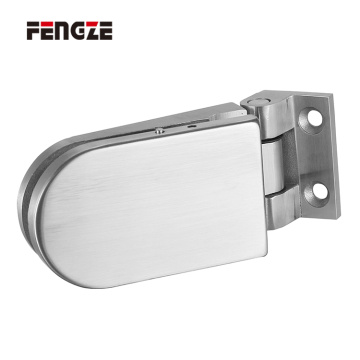 B2072 Clipe redondo de vidro para banheiro de 90 graus