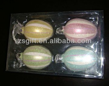 classic factory outlet custom made easter egg glass ornaments