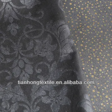 T/C Twill Flocking Spandex Dyed Fabric