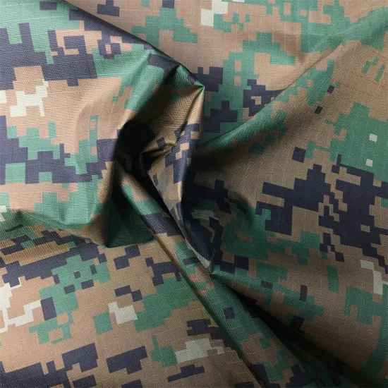 OBLPR004 Nylon Printed Taffeta For Bag Or Coat Or Tent