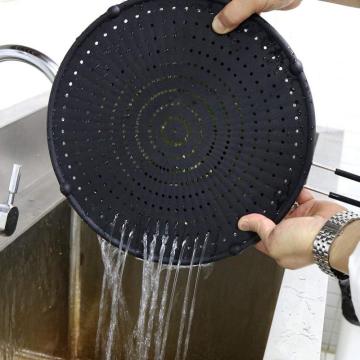 Silicone Splatter Screen For Hot Oil Pan Cooking