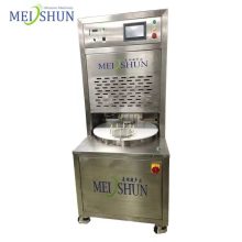 Ultrasonic cake cutting machine with paper insert divider