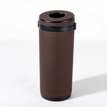 Modern Innovative Leather Tissue Box for Cars