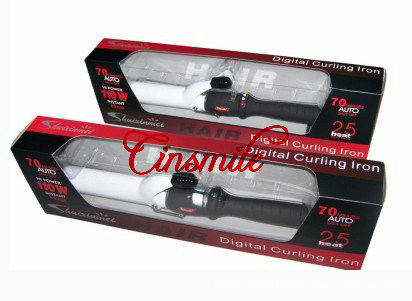 Mini Automatic Conical Hair Curling Wand Iron 240v For Beauty Salon