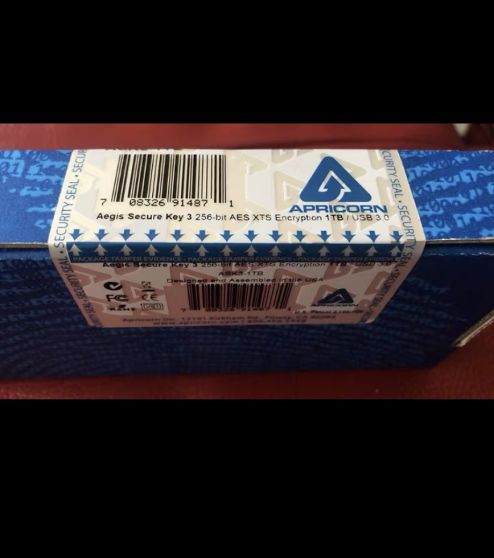 Apricorn Aegis Secure Key 3NX (256GB)