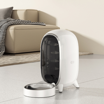Luxury Modern Fashion Design Smart Pet Feeder with Camera, Tuya WiFi Remote Control