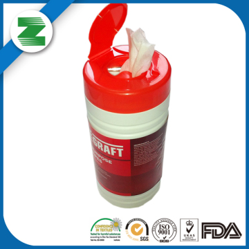 Made of strong durable materials industrial detergrent flushable wet wipes