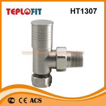 1/2"*15mm angle Brushed nickel radiator valve