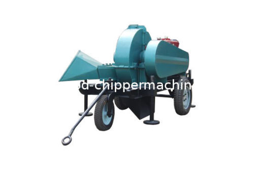High Efficiency / Low Cost Branches Shredder With 800rpm Rotor Speed
