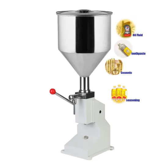 Manual Small Volume Piston Filling Machine for Essential Oil Cosmetics Lotion and Cream Bottles (50ml)