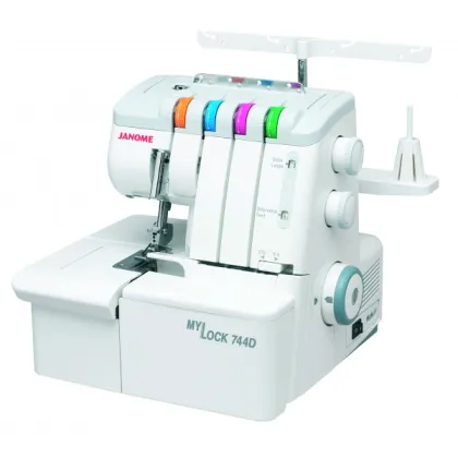 Janome 744D Serger/Overlocker Threading Guide